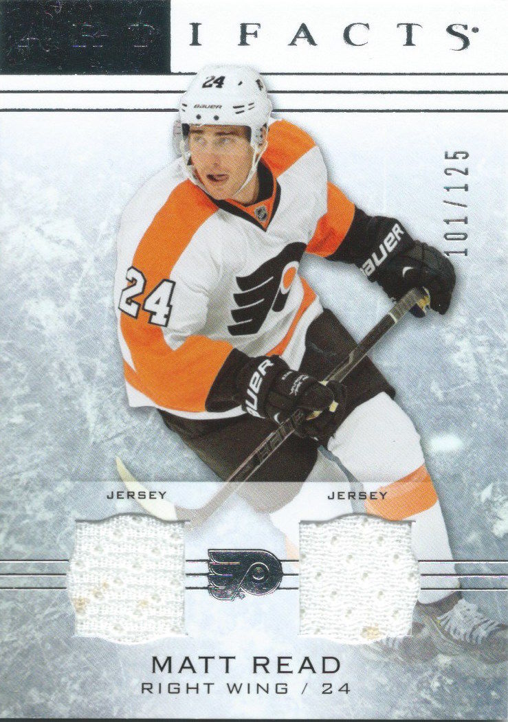 2014-15 Upper Deck Artifacts MATT READ 101/125 NHL UD Dual Jersey 01818 Image 1