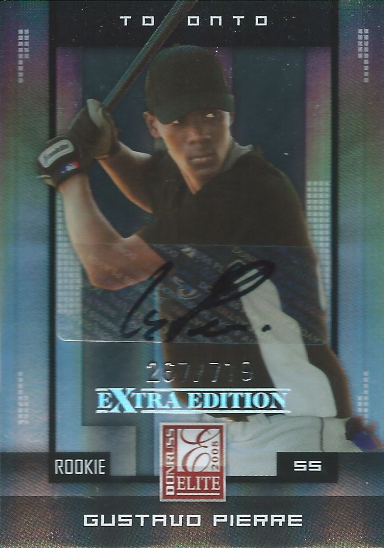 2008 Donruss Elite Extra Edition GUSTAUO PIERRE 267/719 Auto 01352 Image 1