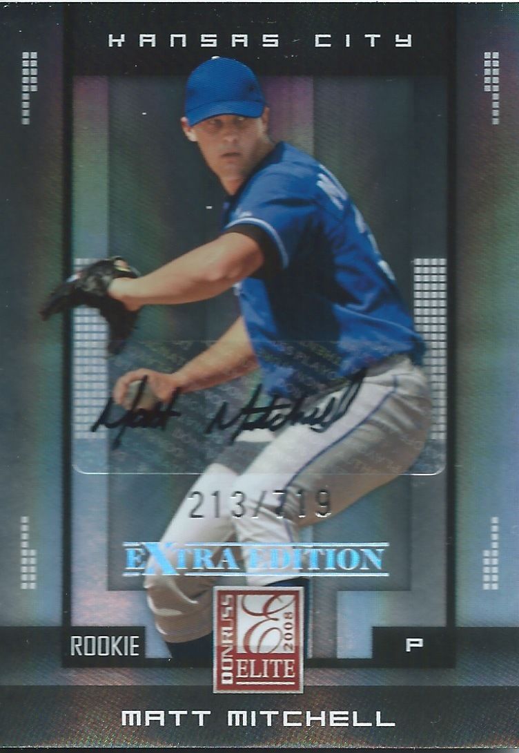 2008 Donruss Elite Extra Edition MATT MITCHELL #/719 Auto Signature 01401 Image 1