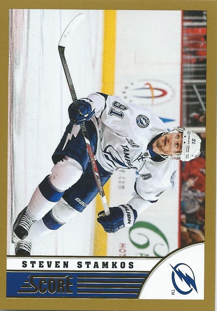 2013-14 Score Gold #456 STEVEN STAMKOS Panini Hockey Tampa Bay lightning Image 1