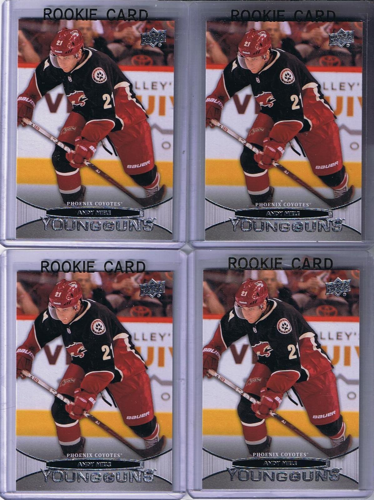 2011-12 Upper Deck YG ANDY MIELE Young Guns Rookie Phoenix Coyotes 02235 Image 1