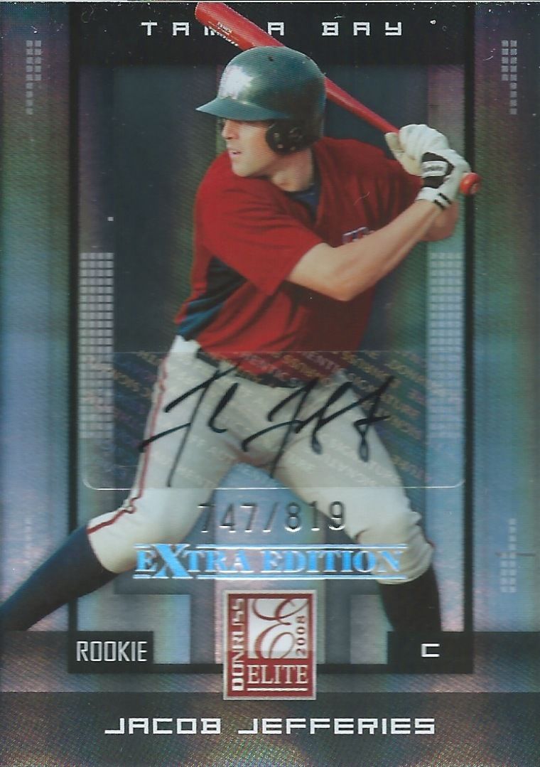 2008 Donruss Elite Extra Edition JACOB JEFFERIES #/819 Auto 01342 Image 1