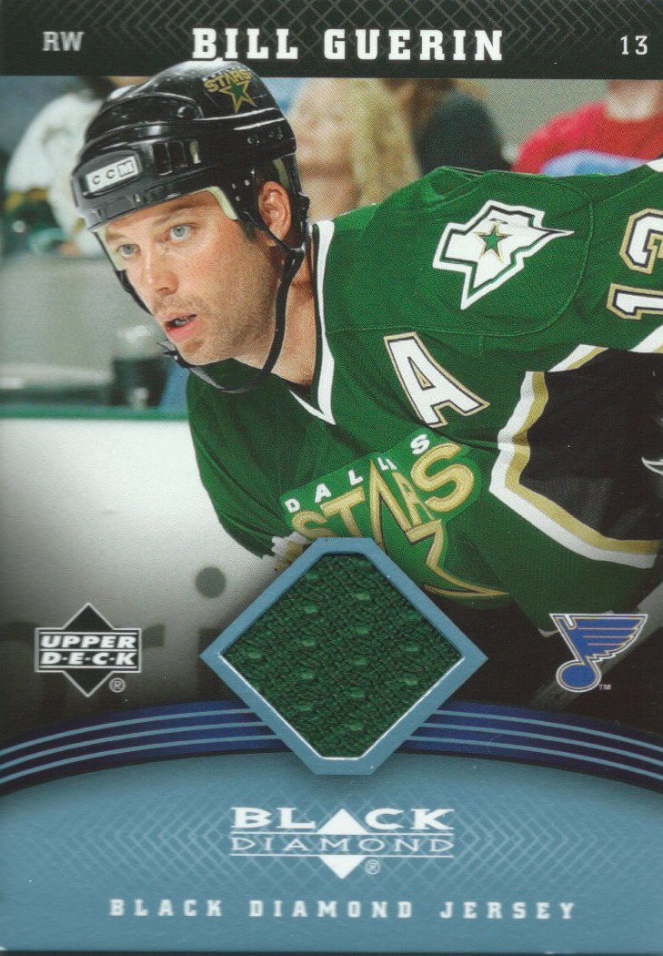 2006-07 Upper Deck Black Diamond Fabrics BILL GUERIN Jersey 02569 Image 1