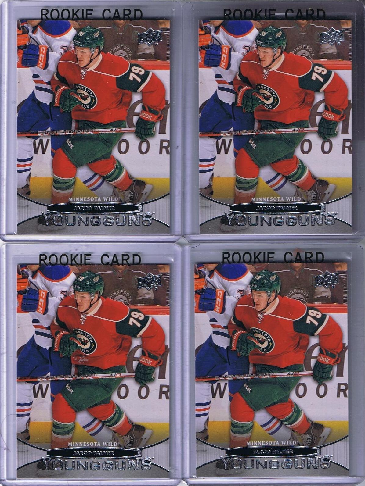 2011-12 Upper Deck YG JAROD PALMER Young Guns Rookie Minnesota Wild 02231 Image 1