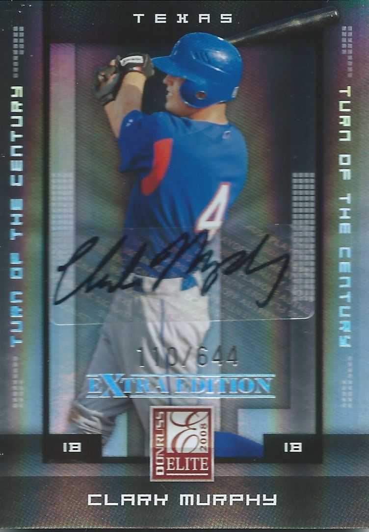 2008 Donruss Elite Extra Edition CLARK MURPHY 110/644 Auto Century 01425 Image 1