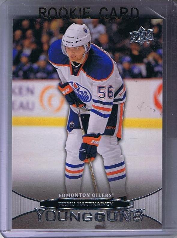 2011-12 Upper Deck YG TEEMU HARTIKAINEN Young Guns Rookie Oilers 02241