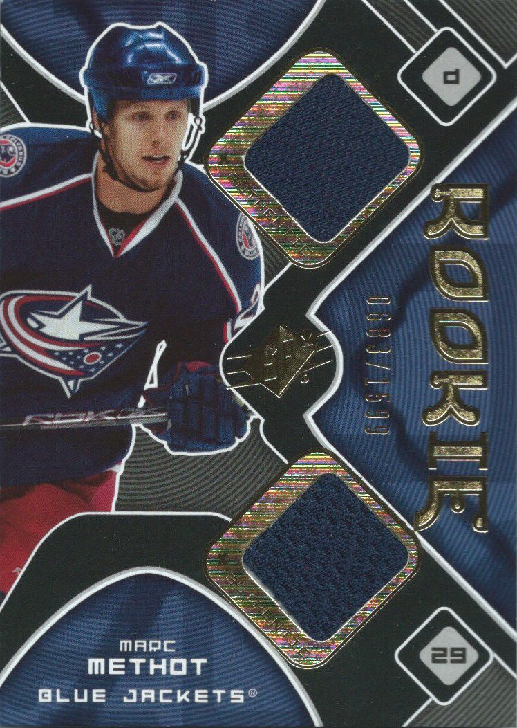 2007-08 Upper Deck SPX MARC METHOT Rookie RC 683/1599 Jersey 02587 Image 1