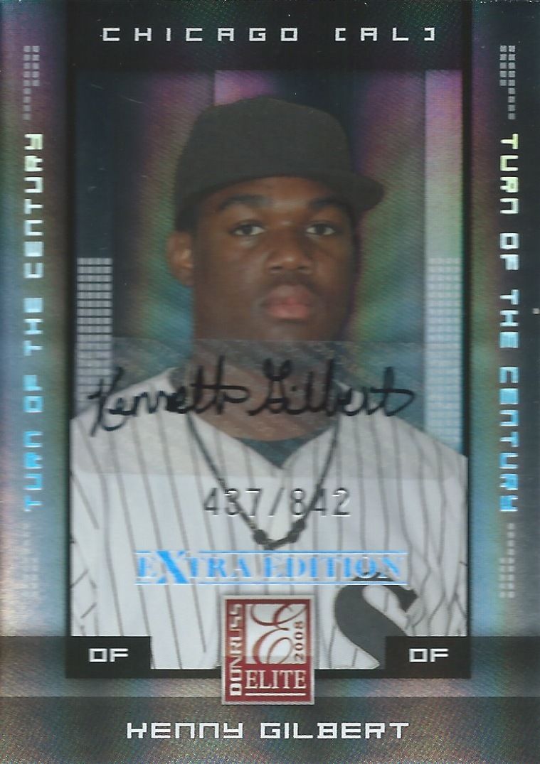 2008 Donruss Elite Extra Edition KENNY GILBERT 437/842 Auto Century 01435 Image 1