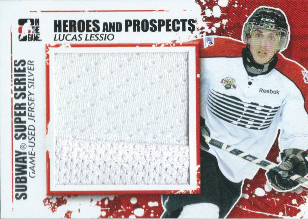 2011-12 ITG Heroes and Prospects Silver LUCAS LESSIO */30 Jersey 02600 Image 1