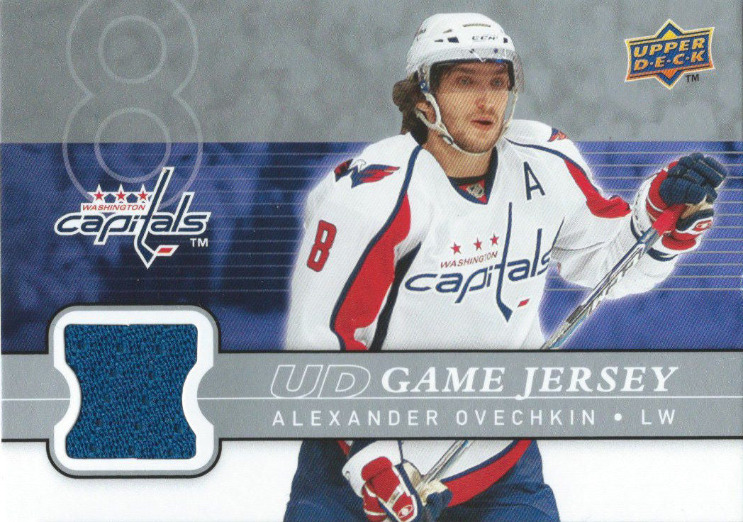 2008-09 Upper Deck Game Jersey ALEXANDER OVECHKIN Jersey 02603