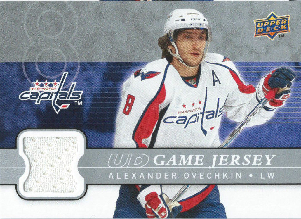 2008-09 Upper Deck Game Jersey ALEXANDER OVECHKIN Jersey 02604