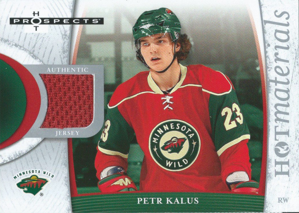 2007-08 Fleer Hot Prospects Hot Materials PETR KALUS Jersey 02610 Image 1