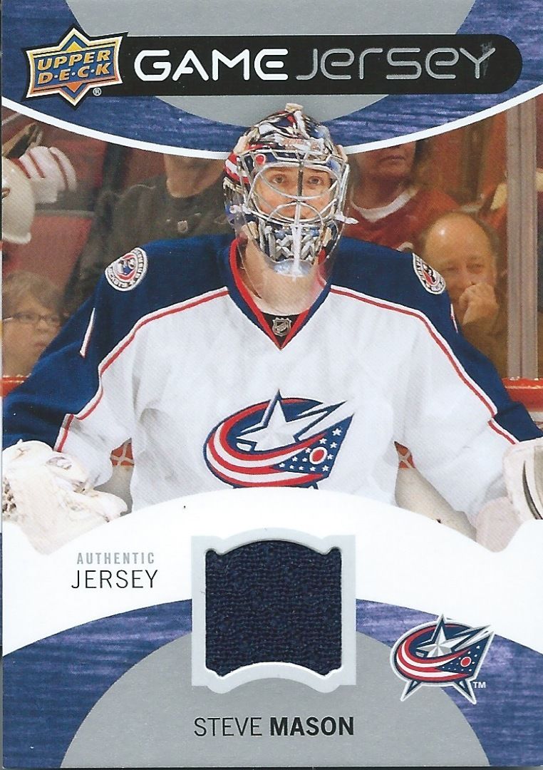 2012-13 Upper Deck Game Jerseys STEVE MASON Authentic UD Jersey 00810 Image 1