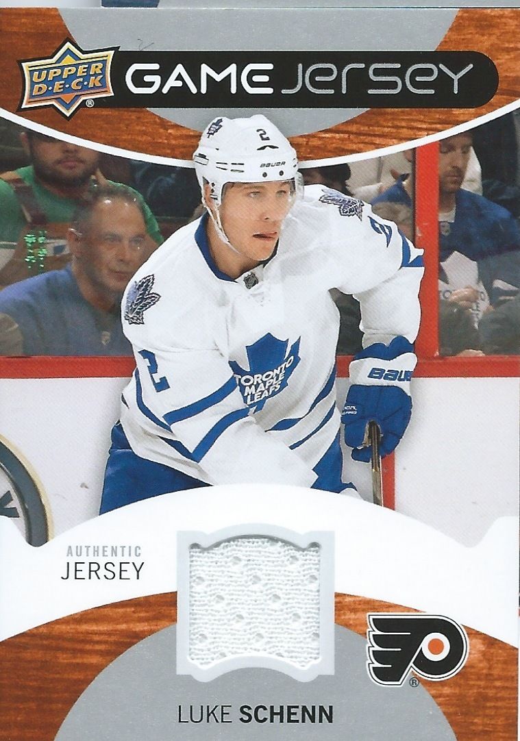 2012-13 Upper Deck Game Jerseys LUKE SCHENN Authentic UD Jersey 00798 Image 1