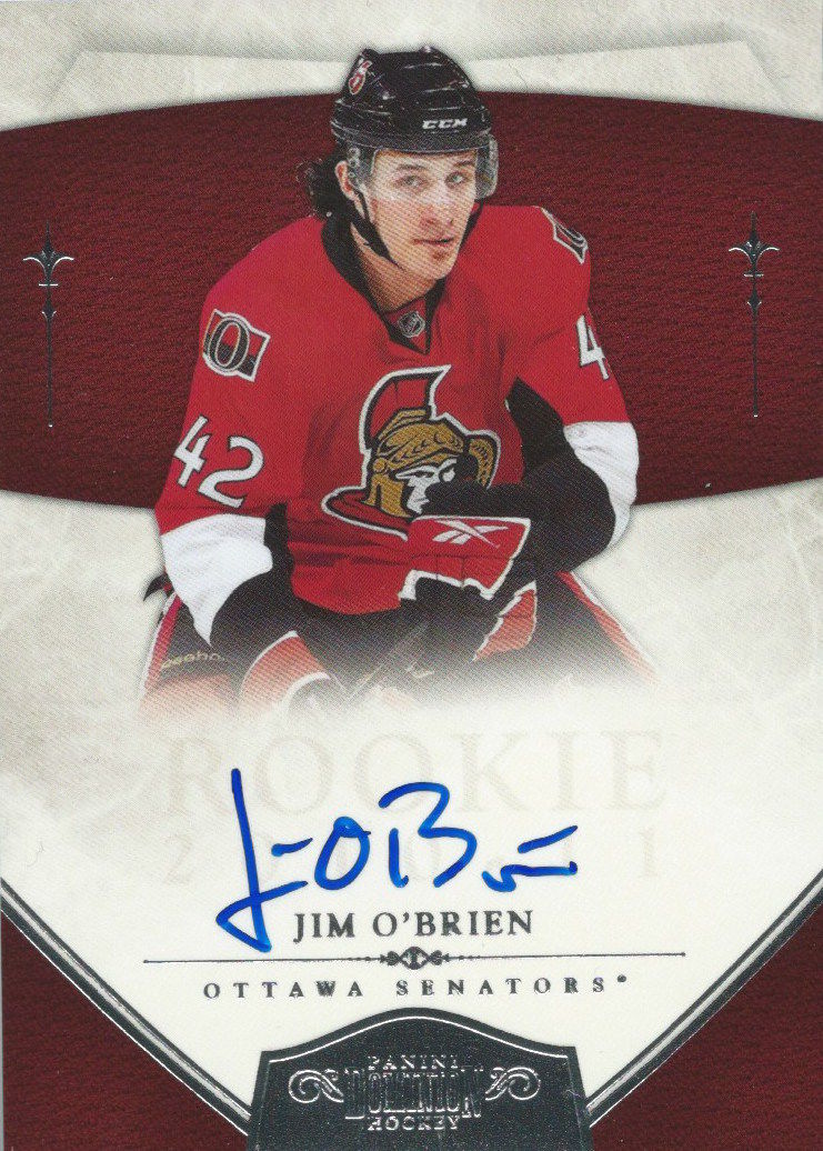 2010-11 Panini Dominion SHANE O'BRIEN 47/199 Autograph Rookie NHL 02639 Image 1