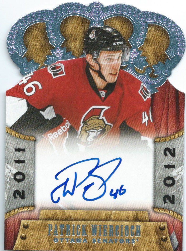 2011-12 Crown Royale PATRICK WIERCIOCH Rookie Autograph RC Auto 02033 Image 1