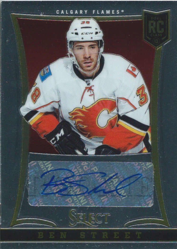 2013-14 Panini Select BEN STREET 223/399 Signature Auto Rookie NHL 02651 Image 1
