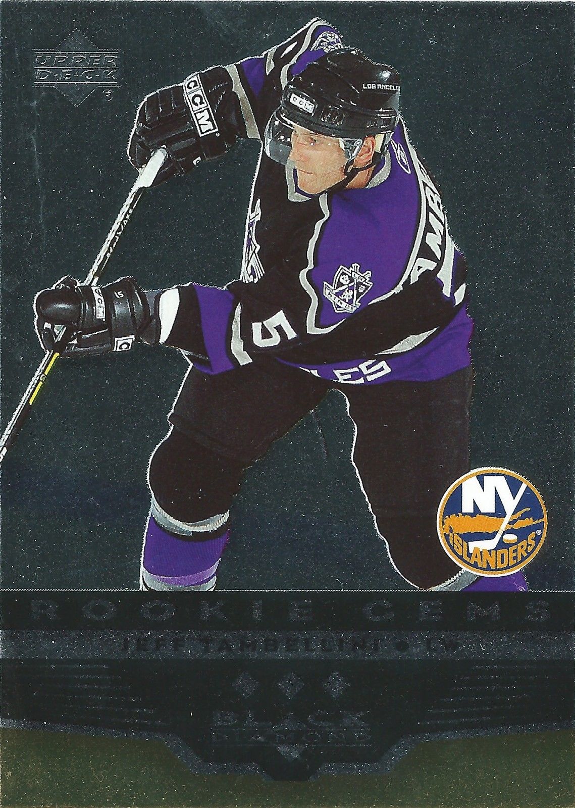 2005-06 Black Diamond JEFF TAMBELLINI RC Upper Deck Rookie Gems 00916 Image 1