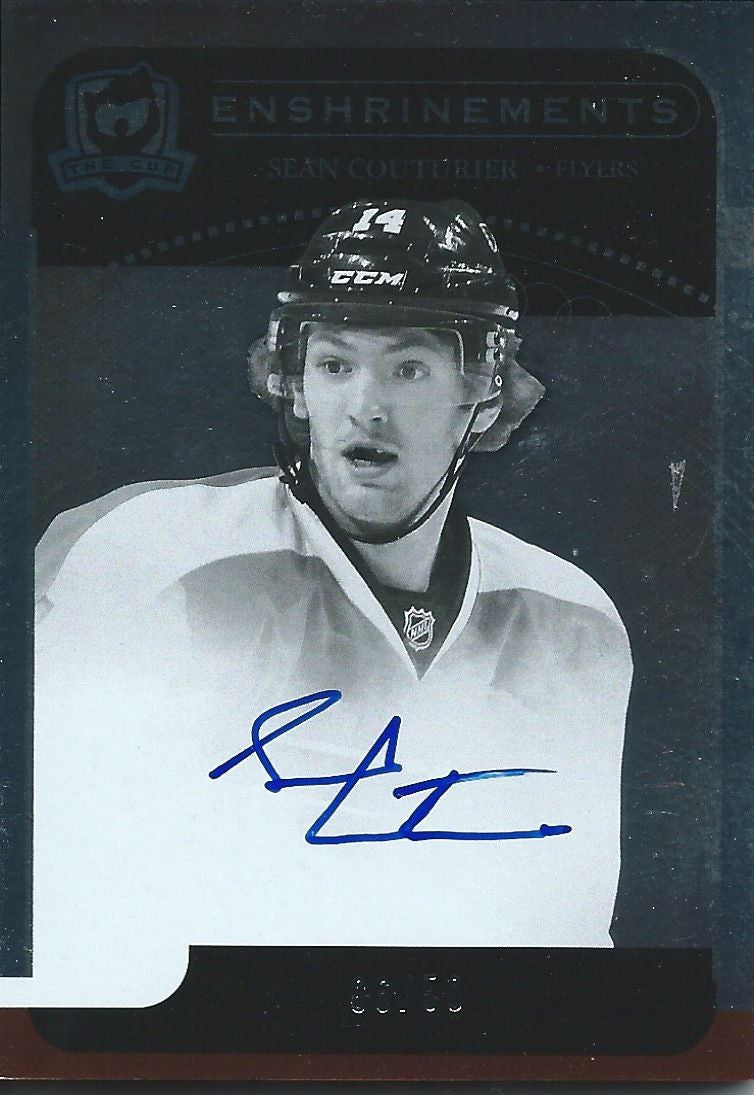 2011-12 The Cup Enshrinements SEAN COUTURIER Auto 6/50 Autograph Fylers