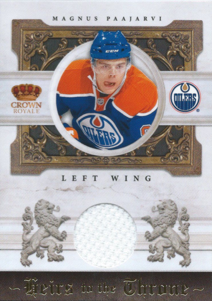 2010-11 Crown Royale MAGNUS PAAJARVI 138/250 Jersey Throne Materials 00789 Image 1