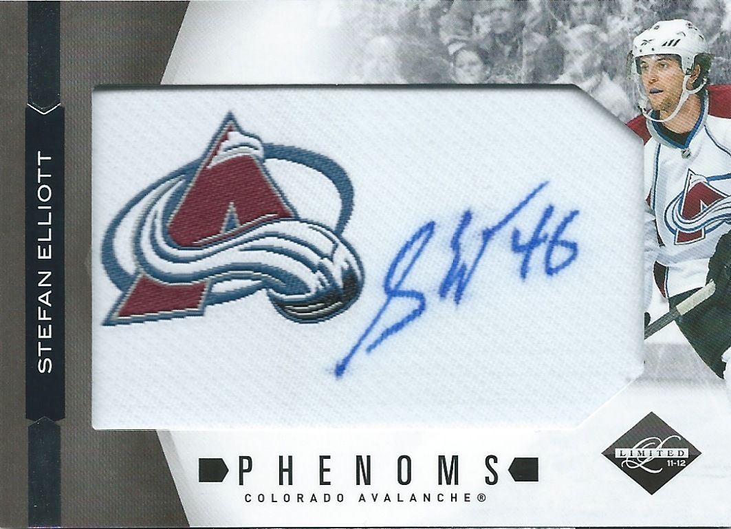 2011-12 Limited STEFAN ELLIOTT Patch Auto RC 184/299 Phenols Panini 01636 Image 1