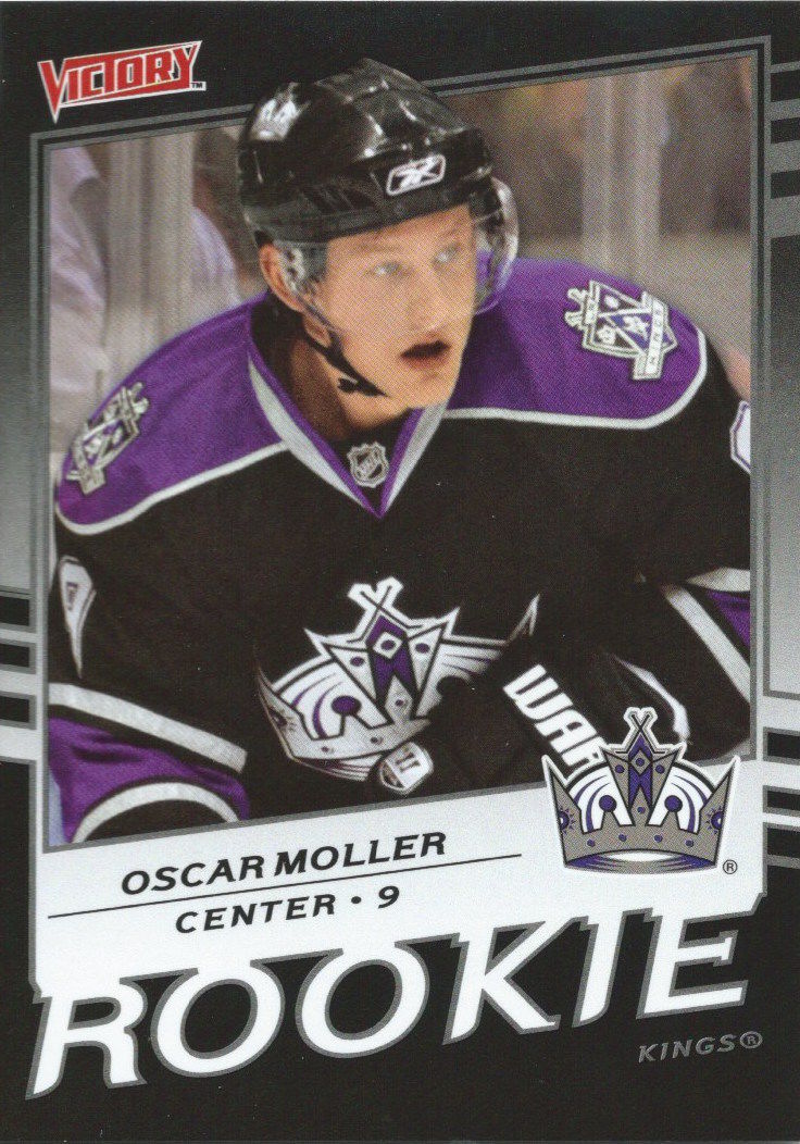 2008-09 Victory Black OSCAR MOLLER RC /5 **SSP** Rookie Kings 00904 Image 1