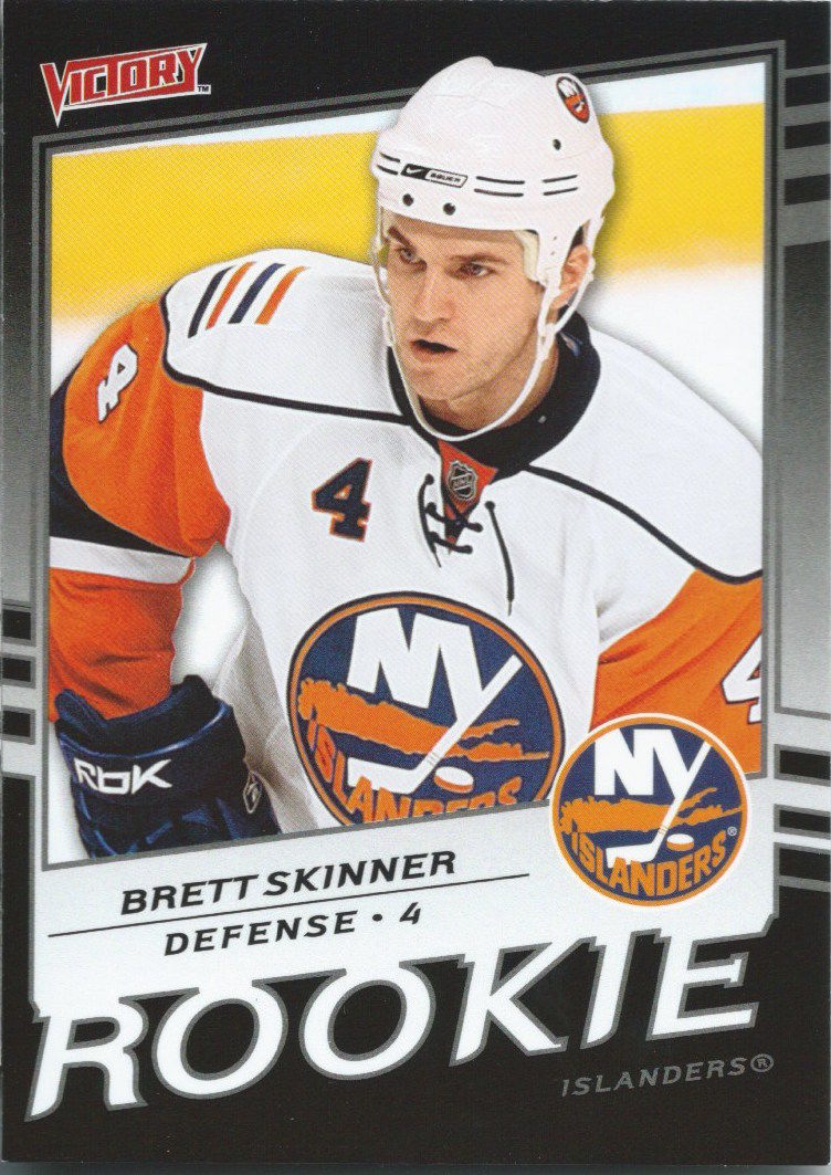 2008-09 Victory Black BRETT SKINNER RC /5 **SSP** Rookie Islanders 00909 Image 1