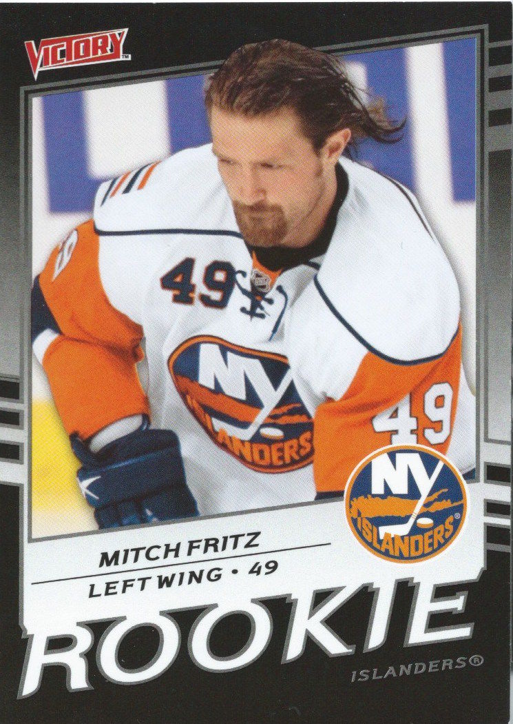 2008-09 Victory Black MITCH FRITZ RC /5 **SSP** Rookie Islanders 00910 Image 1