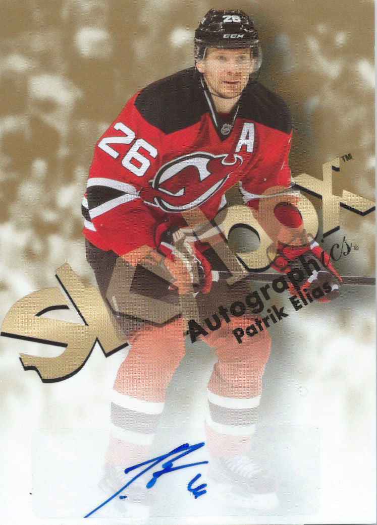 2012-13 Fleer Ultra Autographs PATRIK ELIAS Auto Skybox NHL 01768