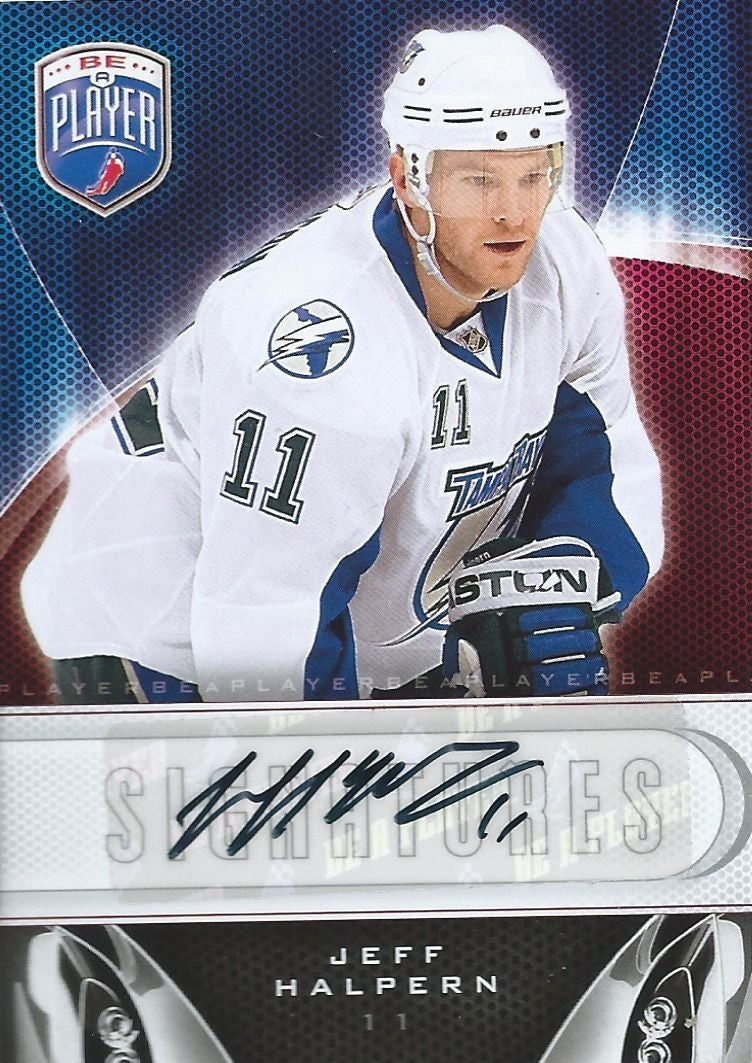 2009-10 Be A Player Signatures Auto JEFF HALPERN Autograph UD 00320