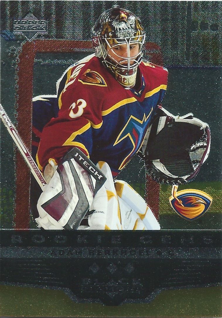 2005-06 Black Diamond ADAM BERKHOEL RC Upper Deck Rookie Gems 00921 Image 1