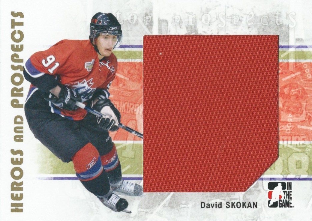 2007-08 ITG Heroes and Prospects DAVID SKOKAN TP Jersey 02312 Image 1