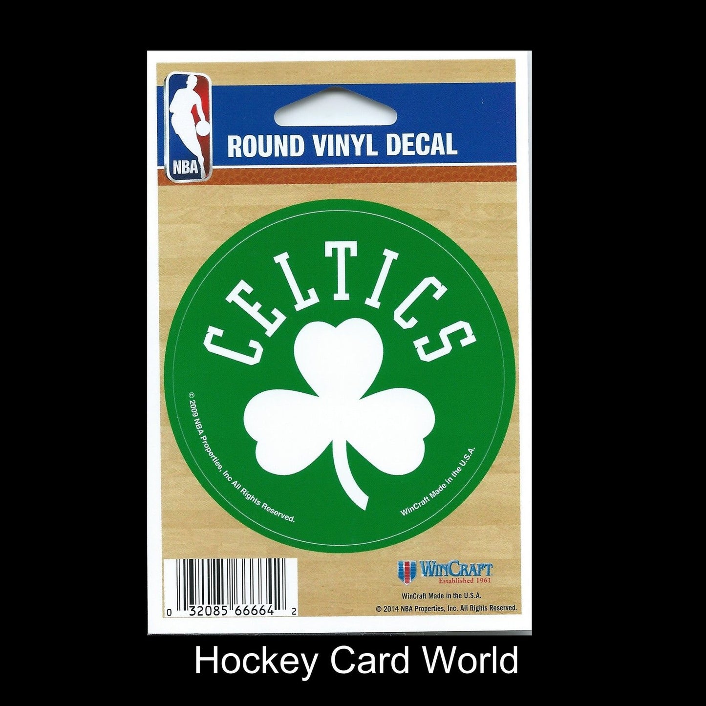 Boston Celtics (Round) 3" Round Vinyl Decal Sticker Licensed In/Outdoor Image 1