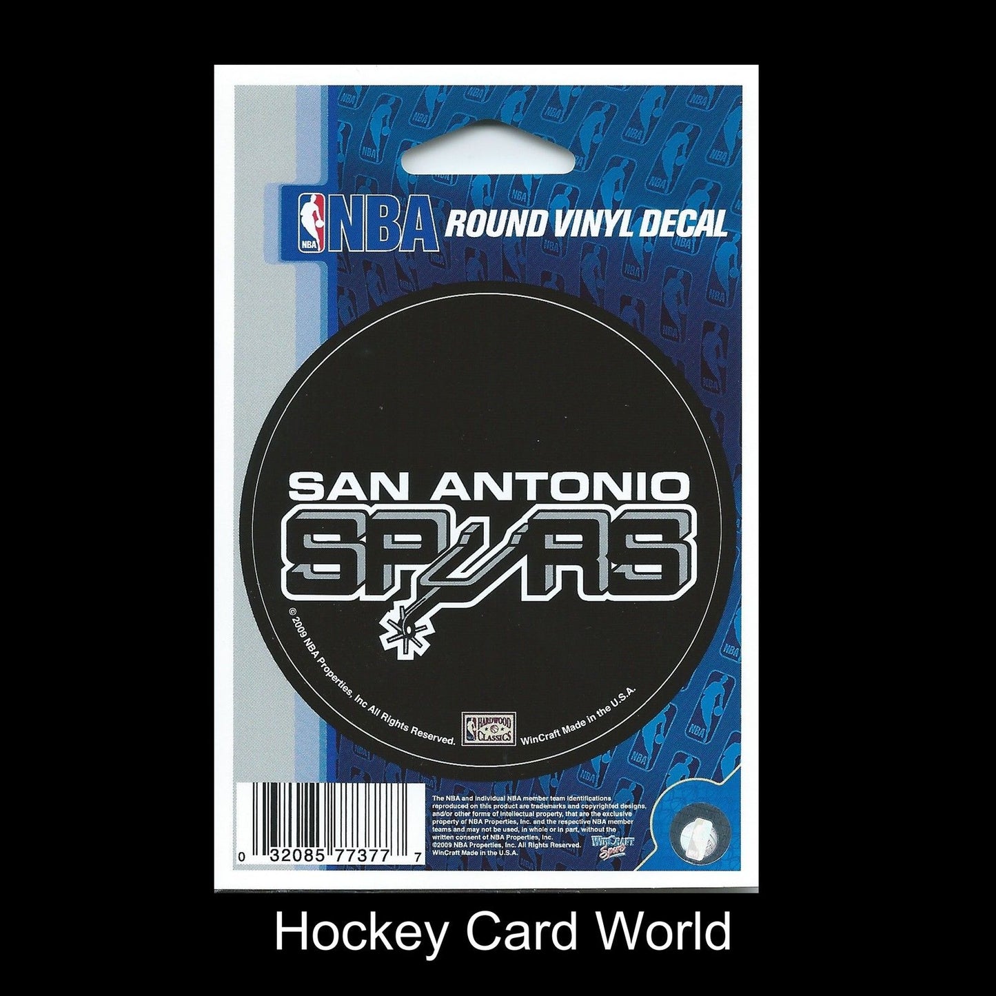San Antonio Spurs 3" Round Vinyl Decal Sticker NBA Licensed In/Outdoor Image 1