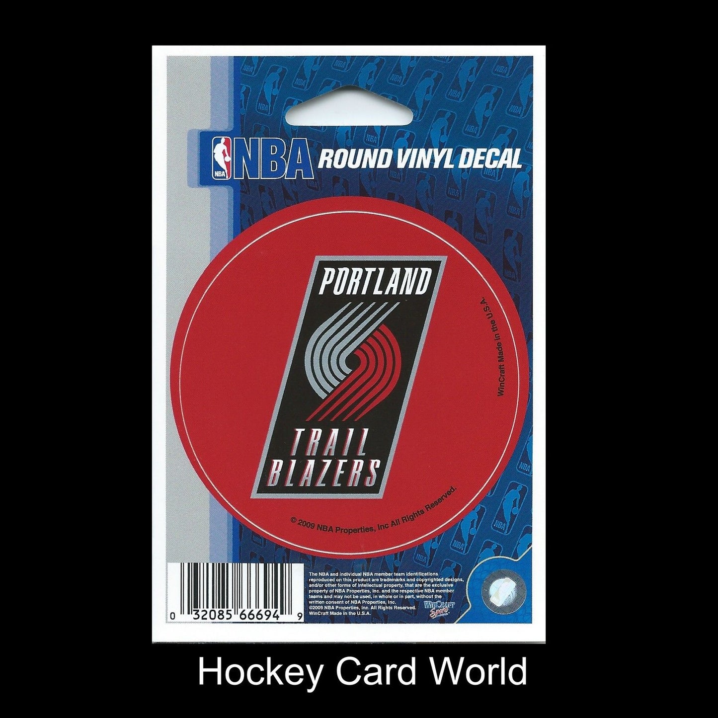 Portland Trail Blazers 3" Round Vinyl Decal Sticker Licensed In/Outdoor Image 1