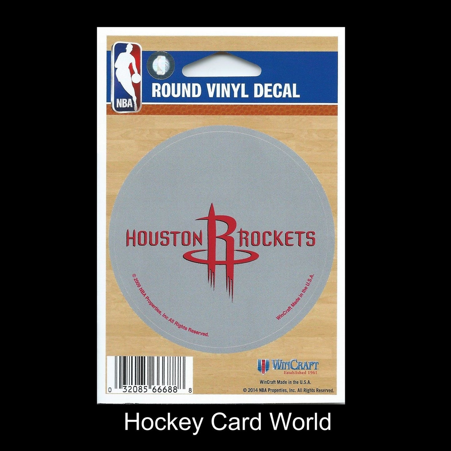 Houston Rockets 3" Round Vinyl Decal Sticker NBA Licensed In/Outdoor Image 1