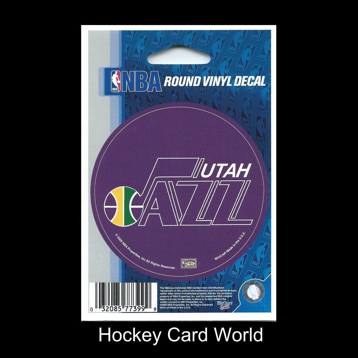 Utah Jazz 3" Round Vinyl Decal Sticker NBA Licensed In/Outdoor Image 1