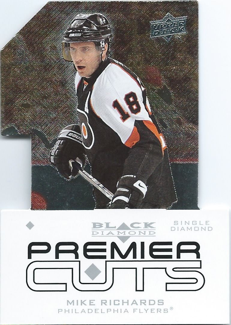 2008-09 Black Diamond Premier Die-Cut MIKE RICHARDS UD Flyers 00641