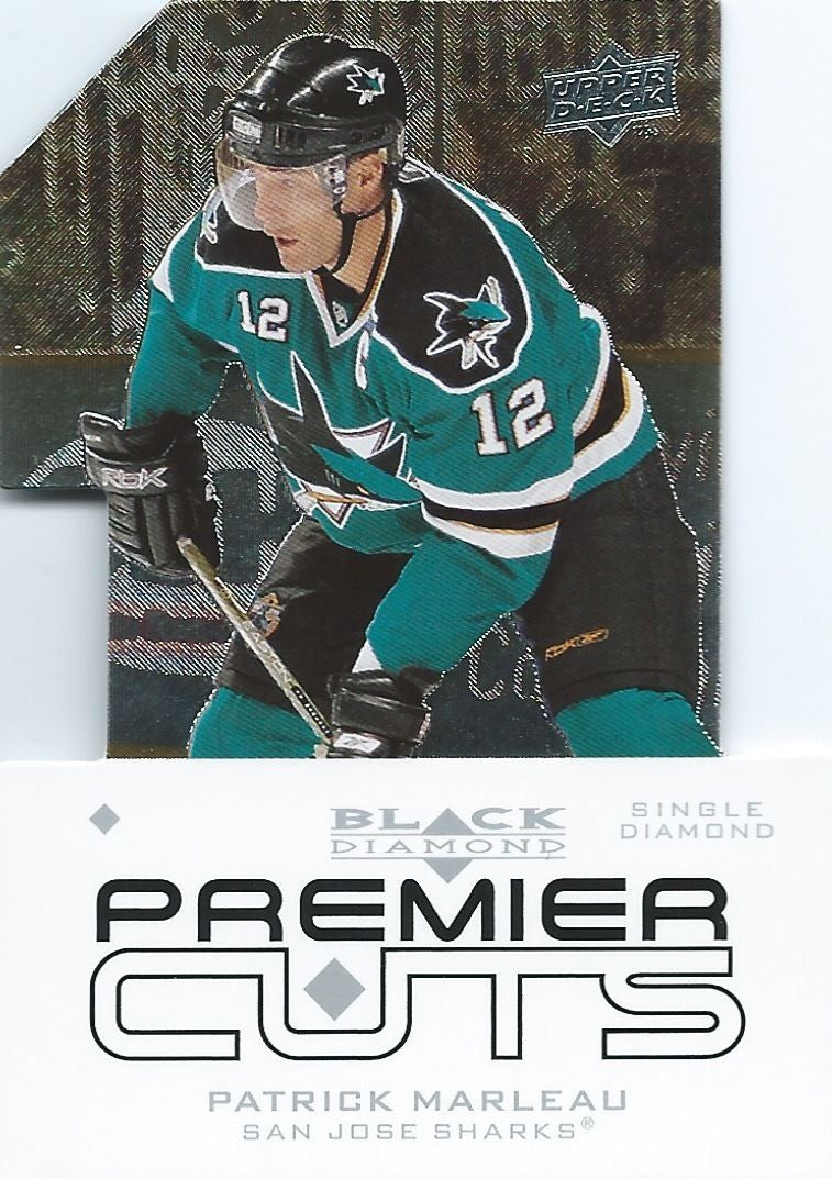 2008-09 Black Diamond Premier Die-Cut PATRICK MARLEAU Upper Deck UD 00635