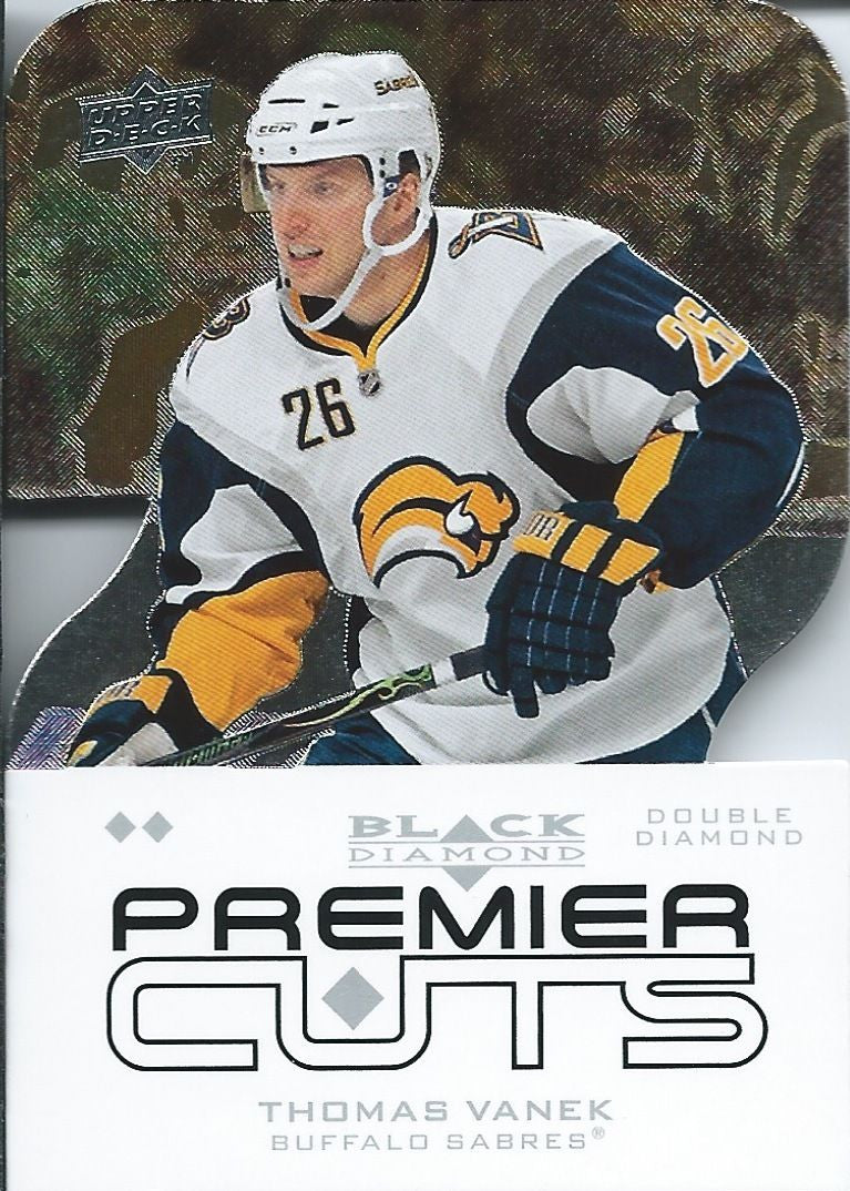2008-09 Black Diamond Premier Die-Cut THOMAS VANEK UD Sabres 00638