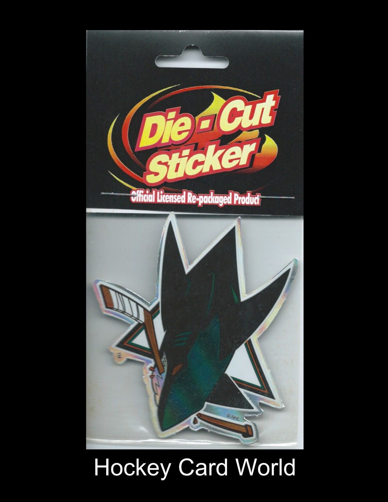 San Jose Sharks Official Licensed Die-Cut Shiny Sticker Decal 3"x3"