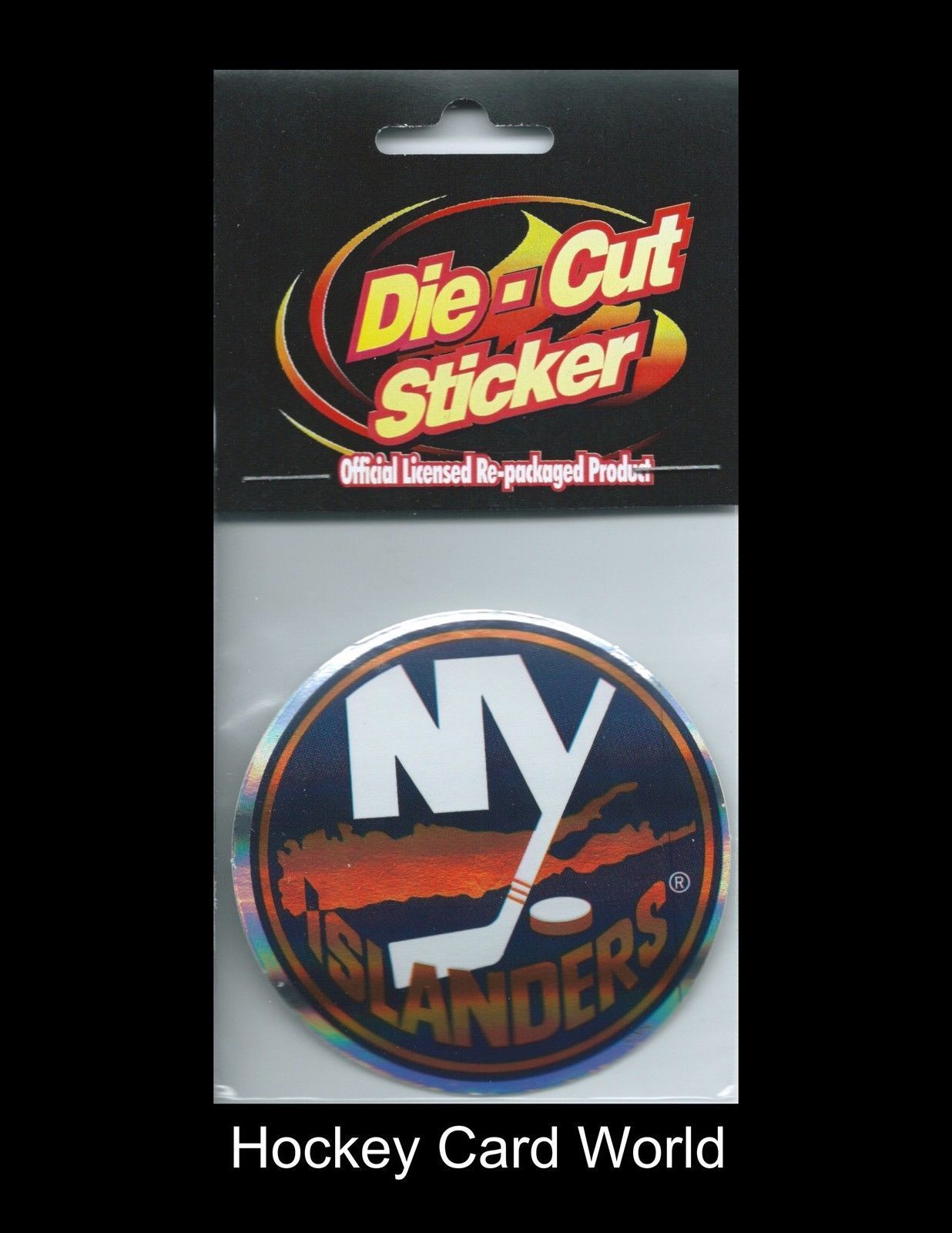 New York Islanders NHL Official Licensed Die-Cut Shiny Sticker Decal 3"x3" Image 1