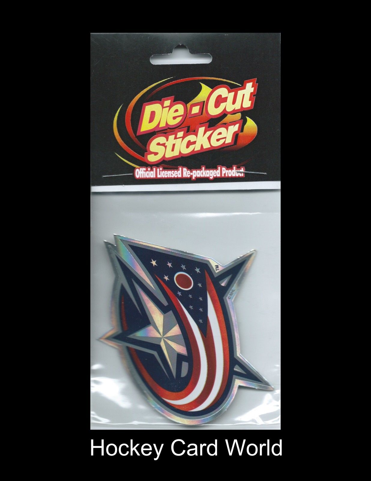 Columbus Blue Jackets NHL Official Licensed Die-Cut Sticker Decal 3"x3" Image 1