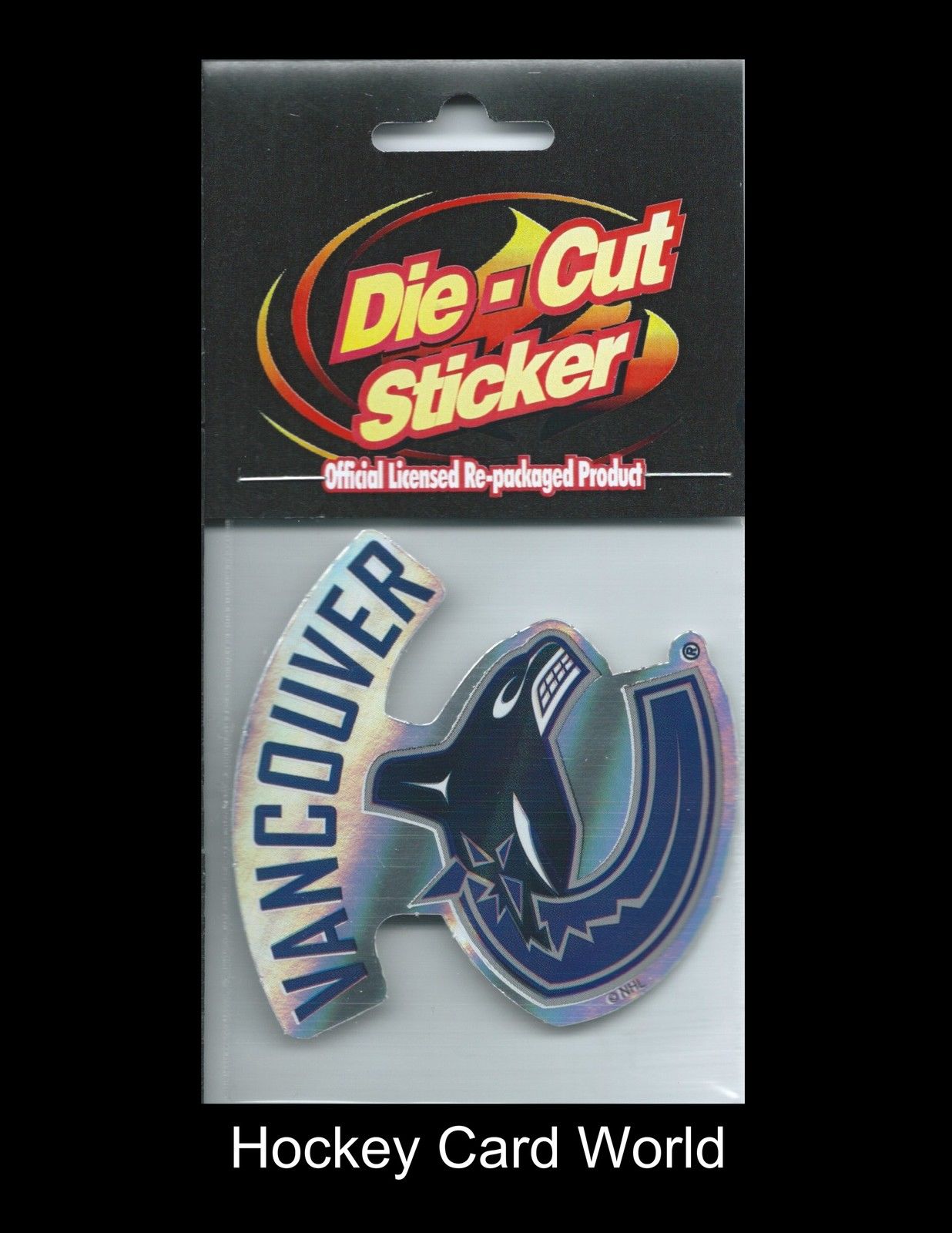 Vancouver Canucks NHL Official Licensed Die-Cut Shiny Sticker Decal 3"x3" Image 1