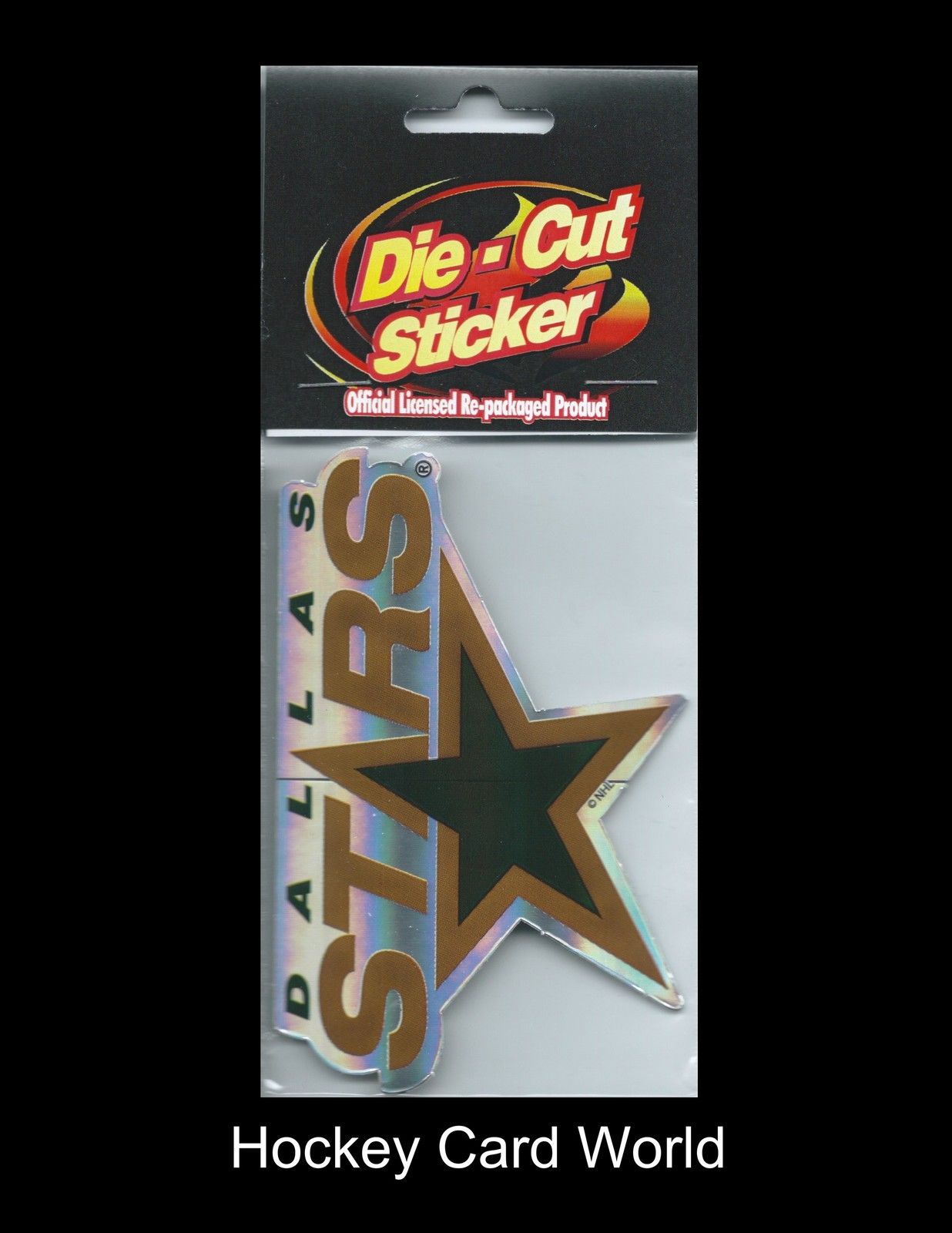 Dallas Stars NHL Official Licensed Die-Cut Shiny Sticker Decal 3"x4.5" Image 1