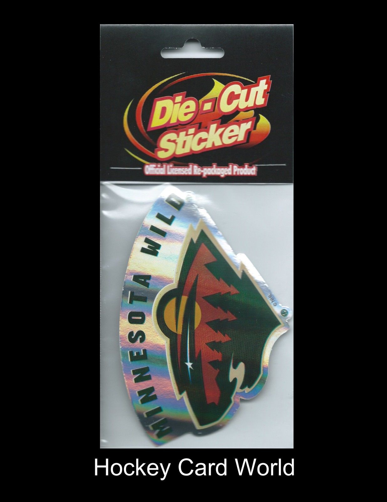 Minnesota Wild NHL Official Licensed Die-Cut Shiny Sticker Decal 3"x4" Image 1