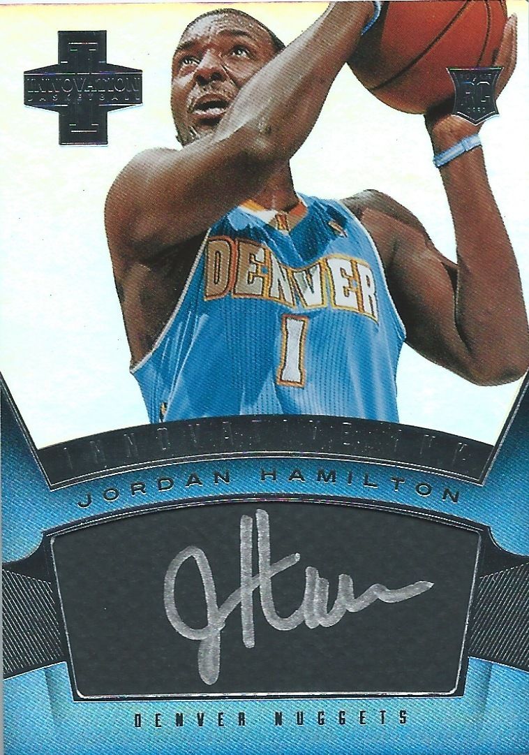 2012-13 Innovation Rookie Ink JORDAN HAMILTON Auto Innovative Auto 01178 Image 1