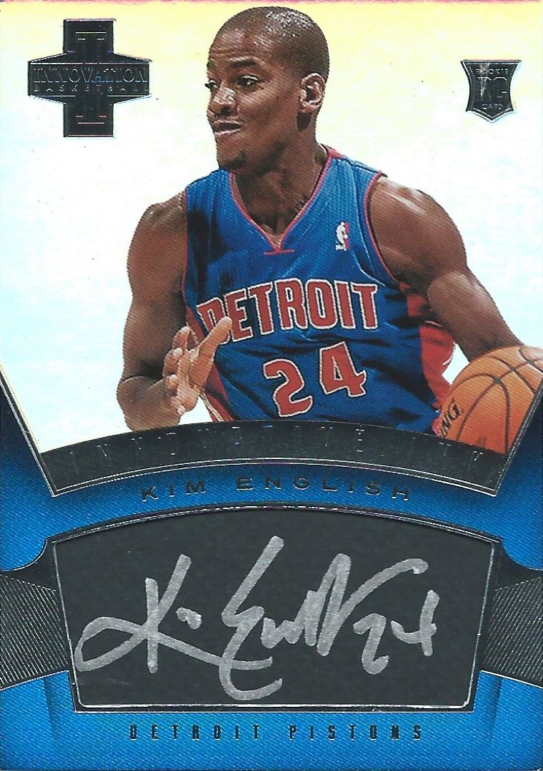 2012-13 Innovation Rookie Ink KIM ENGLISH Auto Innovative Autograph 01177 Image 1