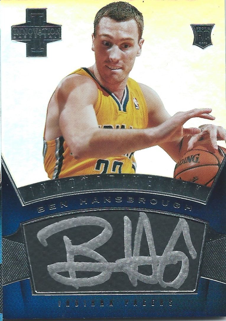 2012-13 Innovation Rookie Ink BEN HANSBROUGH Auto Innovative Auto 01179 Image 1