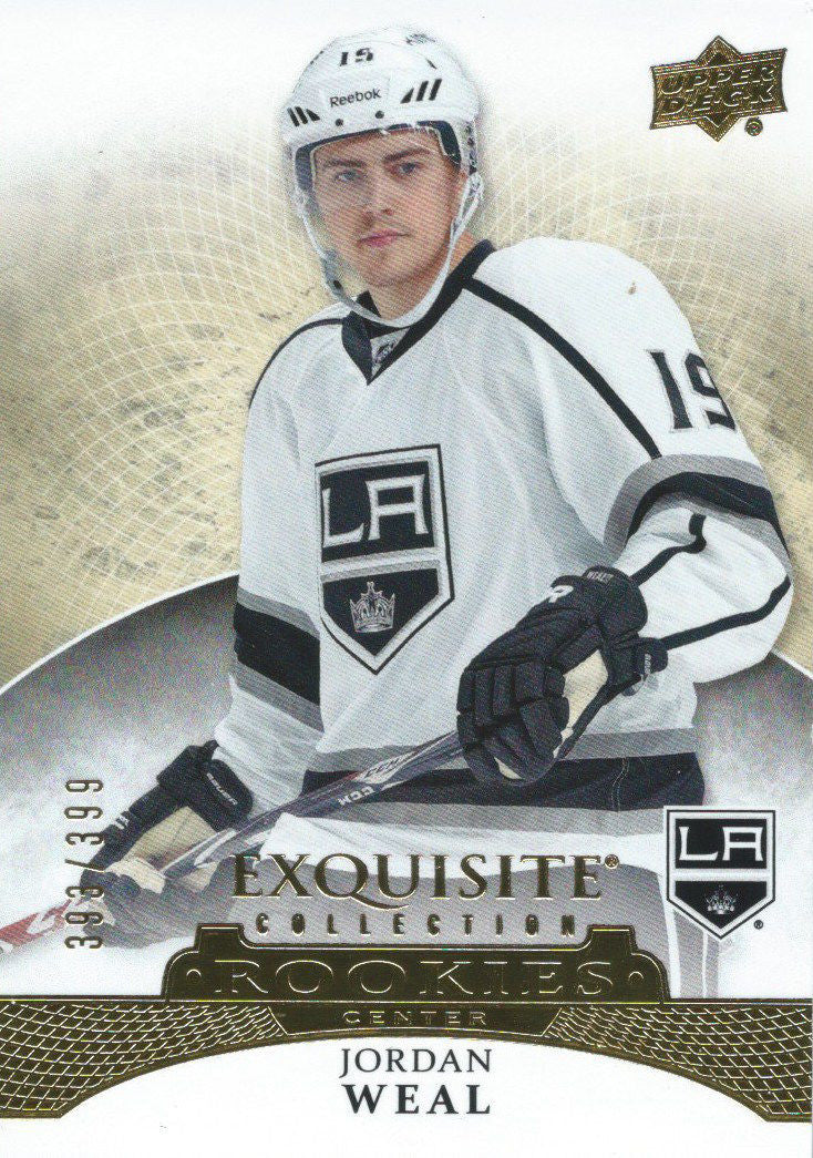 2015-16 Upper Deck Exquisite Collection JORDAN WEAL 393/499 NHL 02076